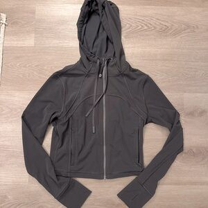 Grey Mesh Cropped Define, size 6